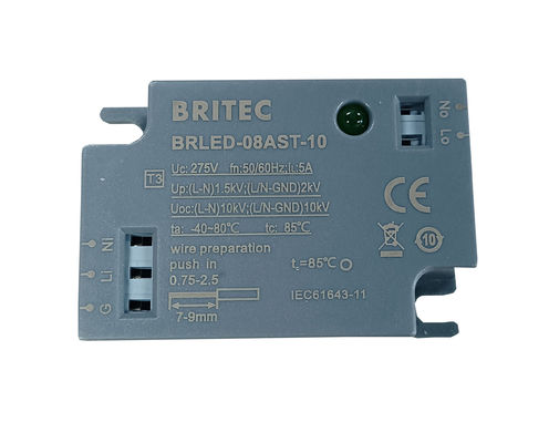 BRLED-08AST-10 Dispositivo protetor contra sobretensões para iluminação 10kA LED Street Light ELECTROSTACTIC PROTECTOR