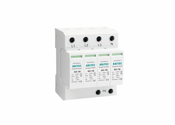 7ka T1+T2 Dispositivo de proteção contra sobretensões Arrestador de raio Dispositivo de proteção contra sobretensões 4P