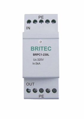 BRPC1-230L 10kA Protetores contra Surtos para LED Protetor contra Surtos AC para Sistema de Iluminação LED Proteção de Iluminação LED