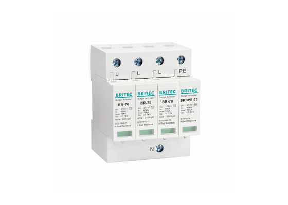 Dispositivo de Proteção contra Surtos Tipo 2 Plugável de 385V 70kA para Segurança CA