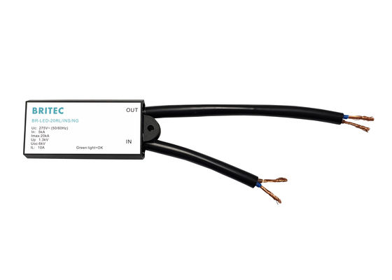 tipo de dispositivo protetor 3 protetor do impulso do diodo emissor de luz 275v da rua da luz de 6KV 20KA