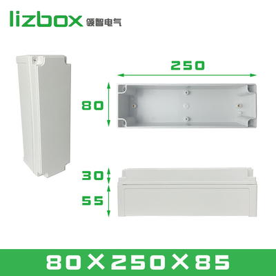 TY-8025085 Caixas de ligação elétrica ao ar livre Projeto de plástico ABS IP66 Junção Caixa de comutação de gabinete
