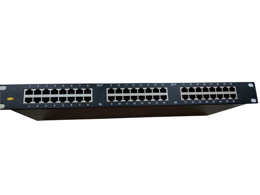24 Portos Rj45 Ethernet rackmount Network Lightning arrester Rack rj45 spd dispositivos de proteção contra sobretensões por Ethernet China