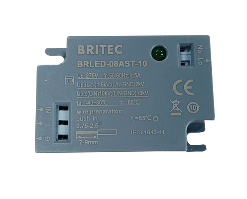 BRLED-08AST-10 Dispositivo protetor contra sobretensões para iluminação 10kA LED Street Light ELECTROSTACTIC PROTECTOR
