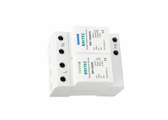 Dispositivo anti-relâmpago Tipo 1 1P+NPE IP20 IEC61643-11 Dispositivo de protecção contra sobretensões