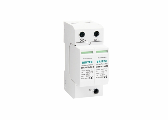 Tipo solar do picovolt SPD do dispositivo de proteção do impulso da C.C. 600V - 2 TUV certificados