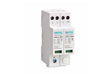 Dispositivo de protecção contra sobretensões de três fases Tipo 3 BR275-10DP 4 Pole Surge Arrester