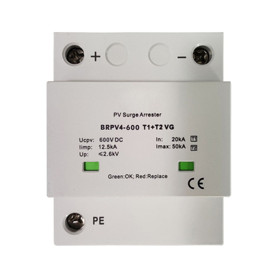 BRPV3-1000 T1 50ka DC 1000V 12.5ka arrester de sobretensão solar dispositivo de protecção contra sobretensões fotovoltaicas SPD