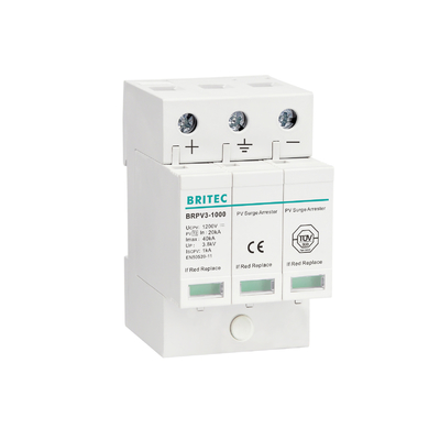 BRPV2-600 Dispositivo de proteção contra sobretensões de corrente contínua de 600 V Sinalização remota detector de relâmpagos fotovoltaicos detector de sobretensões fotovoltaicas spd dc600v