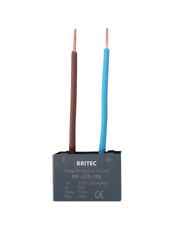 BR-LED-10S Protetores contra sobretensões para luminárias LED Dispositivo de proteção de luminárias 10kV Dispositivo de proteção de luminárias PROTECÇÃO contra sobretensões