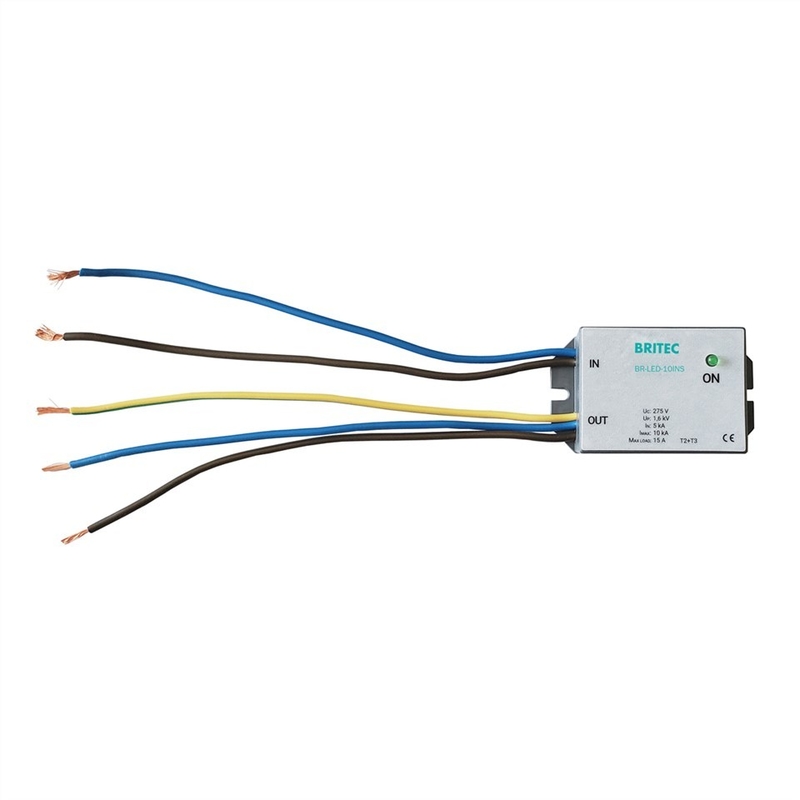 Dispositivo de Proteção contra Surtos (DPS) 275V 10kv 6kv para Luz de Rua LED, Dispositivo de proteção contra surtos LED 275v