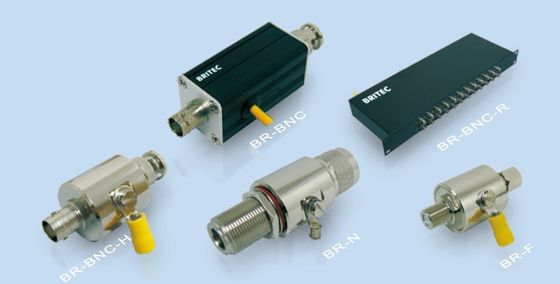 Protetor de surto de dados tipo N Protetor coaxial contra raios Protetor contra raios de antena  Protetor de surto de RF