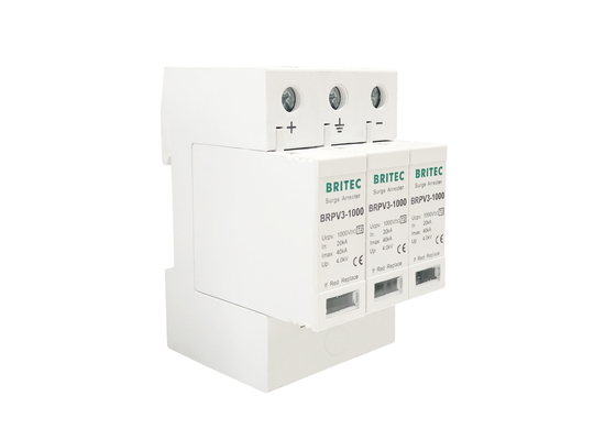 1000V prendedor solar do impulso do picovolt do prendedor de relâmpago da C.C. da classe II