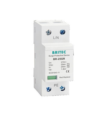 BR-25GR 4P 4P Protetor contra surtos Tipo 1 ac tipo 1 spd spd t1 25ka classe 1 protetor contra surtos de energia trifásico