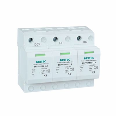 BRPV3-1500-12.5 Fotovoltaico Spd Proteção solar contra ondas t1 t2 dc Dispositivo PV Arrester DC 1500V