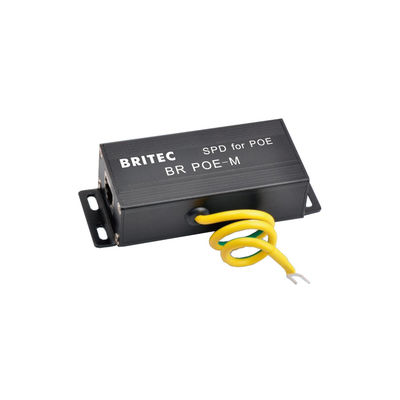 BR-POE-M 48V Arrestador de surto de sinal Poe Protector Potência de sinal através de Ethernet Spd fornecedor de proteção de surto de dados da China