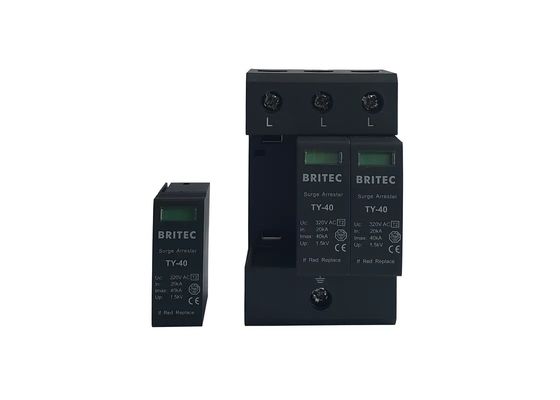 TY-40 1P Dispositivo de Proteção contra Correntes Relâmpago Spd 275v Protector contra Correntes Relâmpago