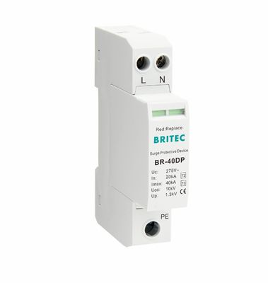 BR-275 40DP 4 275v Dispositivo de proteção contra ondas elevadas de tensão nominal tipo 3 Spd tipo 2 e 3 spd