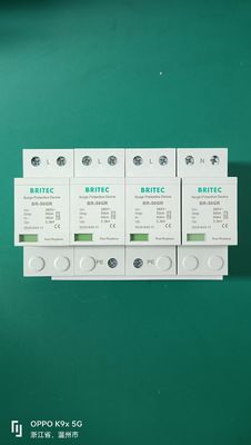 BR-50GR 4P Ac Proteção contra ondas de luz China dispositivo de proteção contra ondas de choque tipo 1 Spd spd t1 t2 arrester de ondas de choque tipo 1