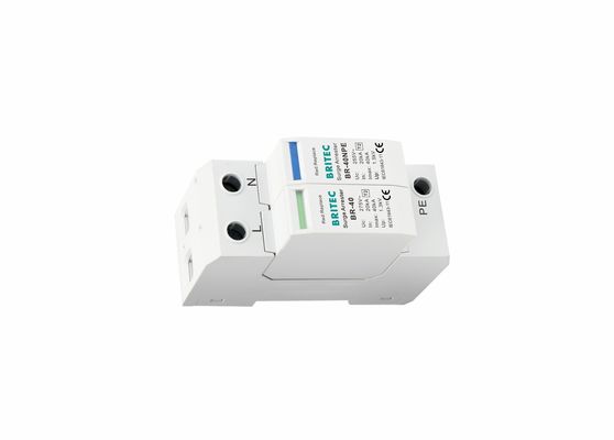 TVSS 150V/275V/320V/385V/440V 40KA Din Rail Power Proteção contra raios Surge Arrester Single Phase