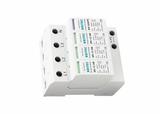 Dispositivo de protecção contra sobretensões do tipo 1 classe B+C 12,5 kA