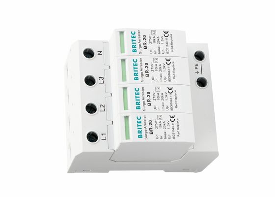 Dispositivo de Proteção contra Surtos (DPS) Tipo 2, 20kA, IEC61643-1