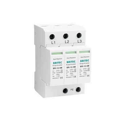 BR-12.5M 4P Dispositivo de Proteção contra Surtos Tipo 1 spd protetor contra surtos ac tipo 1 12.5ka spd tipo 1 spd Überspannung 12.5ka supressor de surtos dispositivo de proteção contra surtos industrial