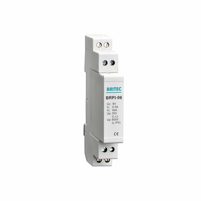 Protetor de surto de dados BRPI-2L com projeto plug-in de proteção de 5kA e SPD de linha de sinal de largura de banda de 10Mbps