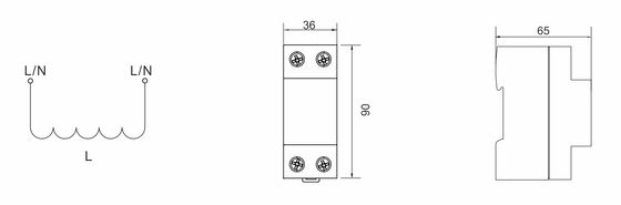 BRCI-63 indutância de desacoplamento Indutância de desacoplamento Coordenador de proteção contra raios Desacoplador