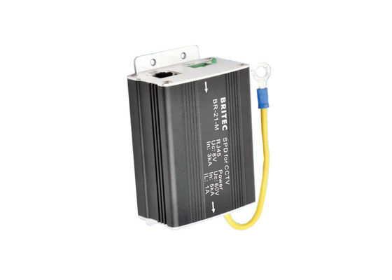 Dispositivo de proteção contra sobretensões de 10 kA com resposta rápida, proteção em vários estágios e baixa perda de inserção para sistemas de CCTV