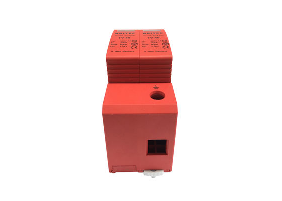 tipo Pluggable de 320V 40kA 2P - 2 afluem o prendedor modular do impulso do dispositivo de proteção