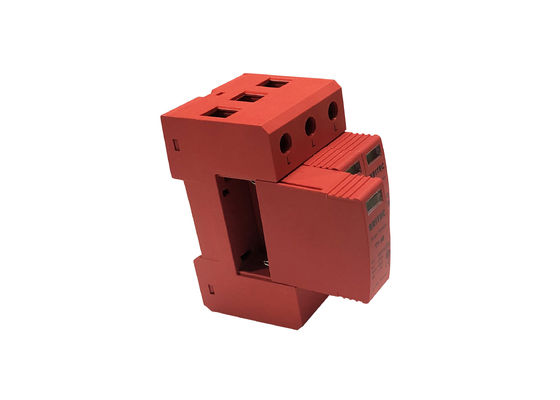 Tipo - 2 3 proteção trifásica da iluminação do prendedor 40kA 320V do impulso da classe II de Polos