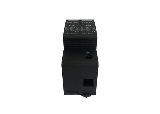 Tipo - 2 dispositivo de proteção modular Pluggable do impulso do prendedor 320V 40KA do impulso 2P