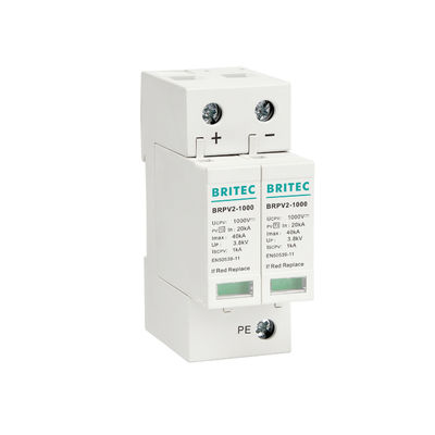 Dispositivo de Proteção contra Surtos Fotovoltaicos Solares BRPV3-1000 1000V 40kA 3P, Supressor de Raios