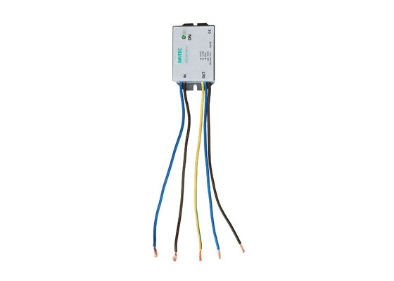 dispositivo de proteção plástico térmico 230V do impulso do diodo emissor de luz 10kA para a iluminação do tráfego