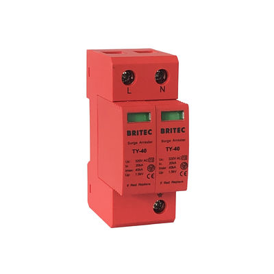 protetor trifásico do trovão do dispositivo de proteção do impulso do equipamento 40kA elétrico