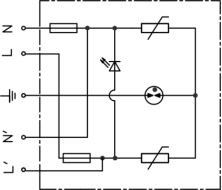 Dispositivo de Proteção contra Surtos (DPS) 275V 10kv 6kv para Luz de Rua LED, Dispositivo de proteção contra surtos LED 275v