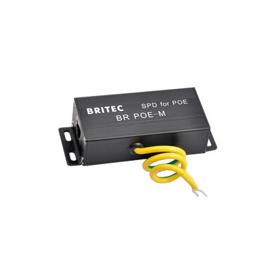 BR-POE-M RJ45 POE Dispositivos de Proteção contra Surtos Ethernet Proteção contra raios POE protetor de surto de rede POE energia protetores contra surtos POE NET 6