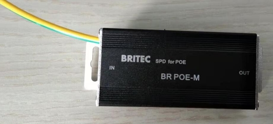 Poder das telecomunicações RJ45 do protetor de impulso do ponto de entrada dos ethernet sobre o prendedor de relâmpago rj45