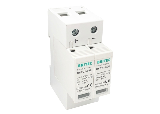 2 prendedor solar Pluggable do impulso de Polo 600V para o inversor solar